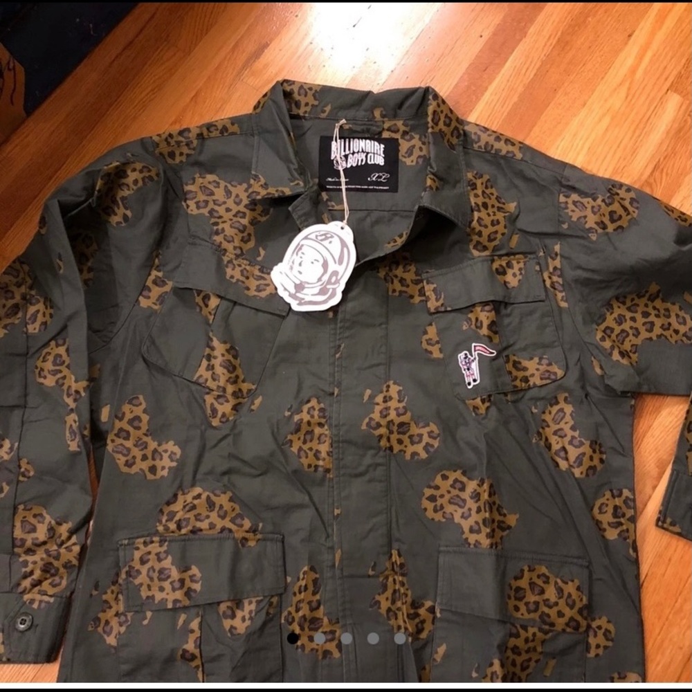 Billionaire Boys Club/BBC Leopard Military Jacket